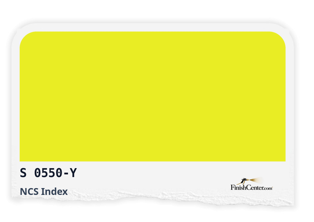 Зразок кольору NCS S 0550-Y — Finish Center