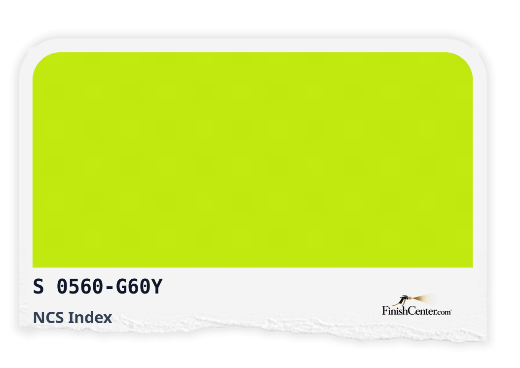 Зразок кольору NCS S 0560-G60Y — Finish Center
