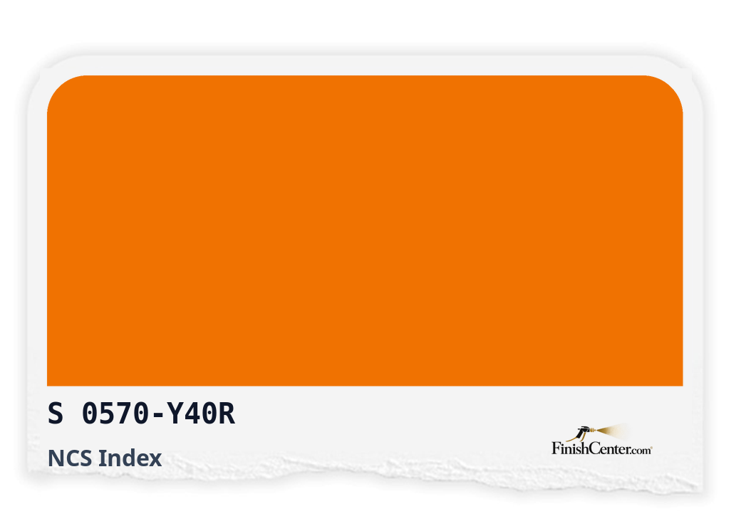 Зразок кольору NCS S 0570-Y40R — Finish Center