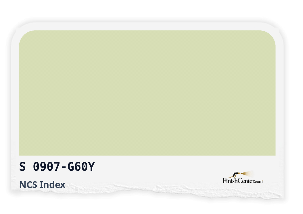 Зразок кольору NCS S 0907-G60Y — Finish Center