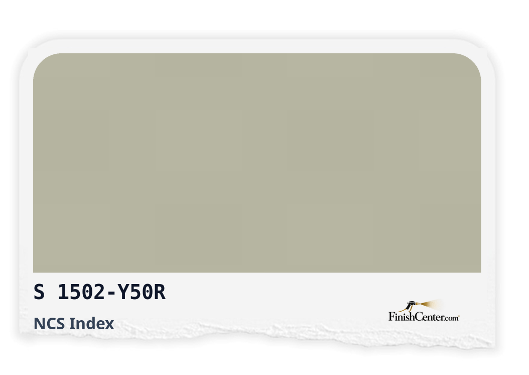 Зразок кольору NCS S 1502-Y50R — Finish Center
