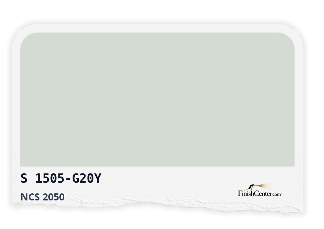 Зразок кольору NCS S 1505-G20Y — Finish Center