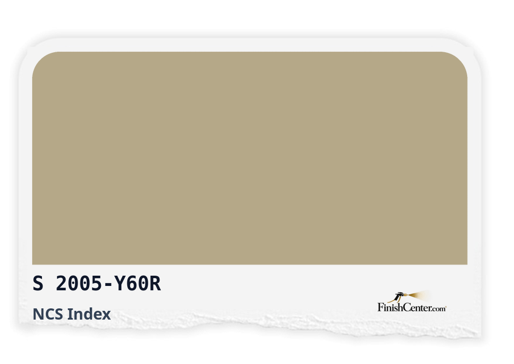 Зразок кольору NCS S 2005-Y60R — Finish Center