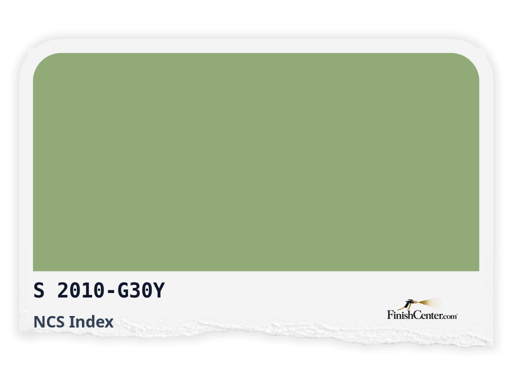 Зразок кольору NCS S 2010-G30Y — Finish Center