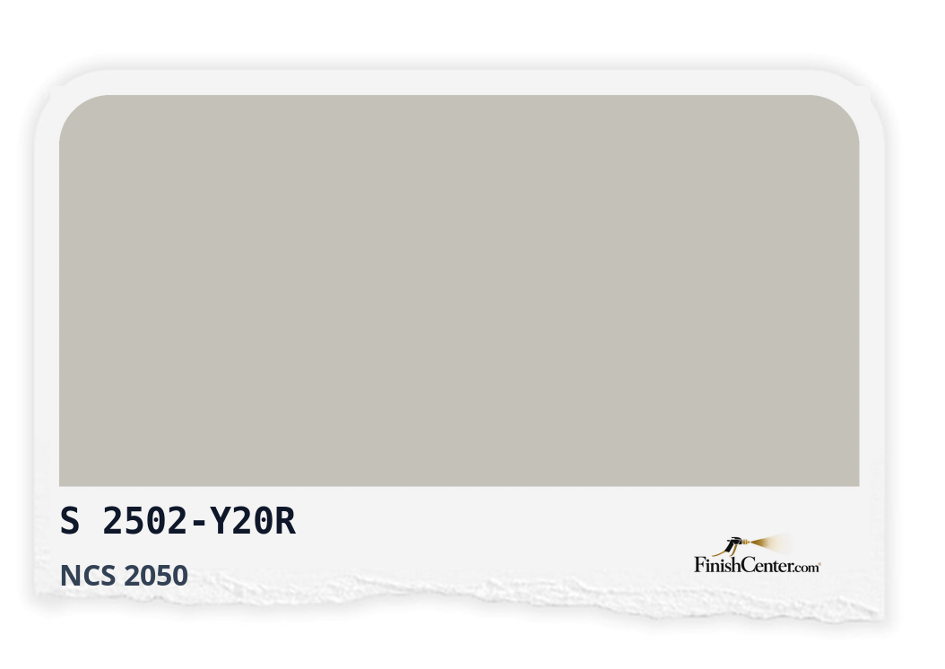 Зразок кольору NCS S 2502-Y20R — Finish Center