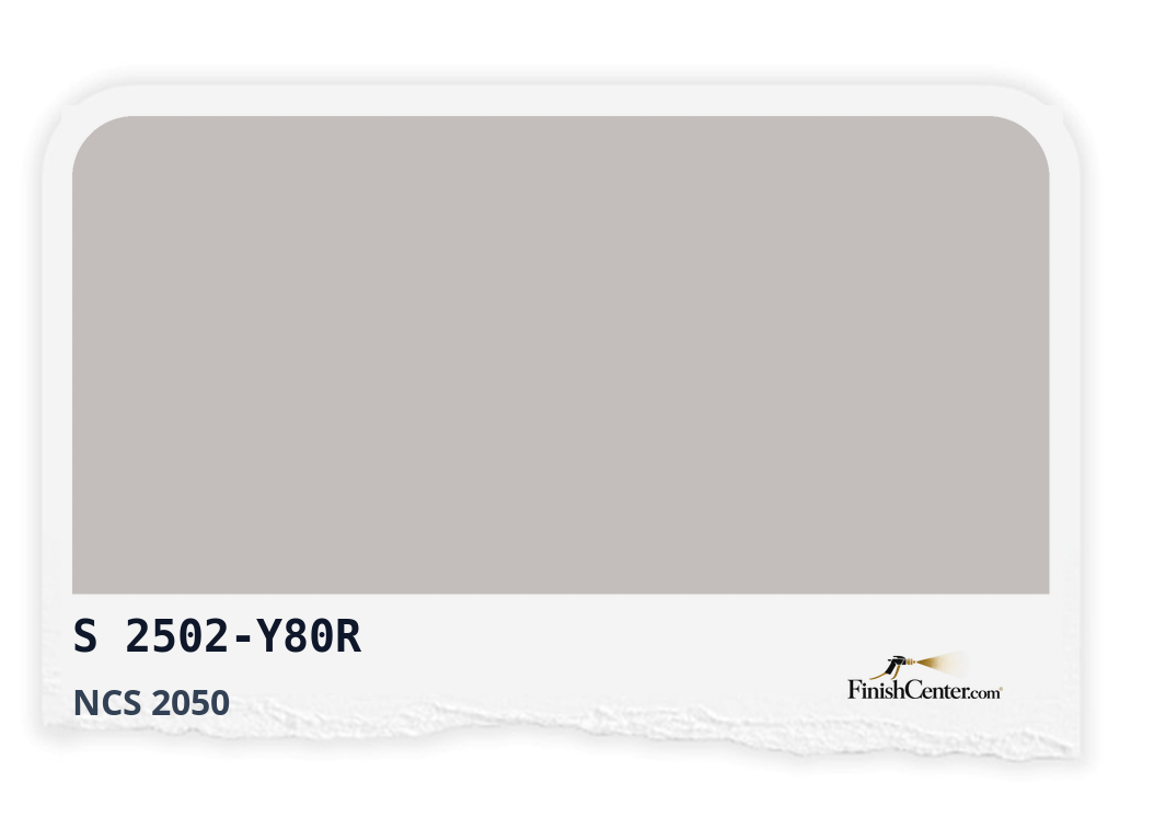 Зразок кольору NCS S 2502-Y80R — Finish Center