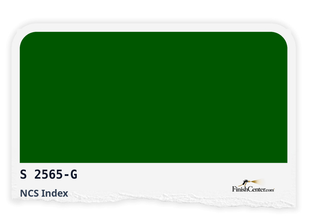 Зразок кольору NCS S 2565-G — Finish Center