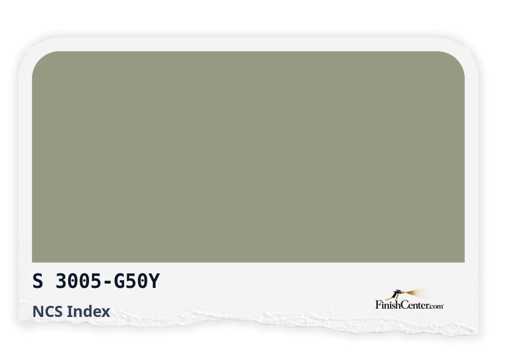 Зразок кольору NCS S 3005-G50Y — Finish Center