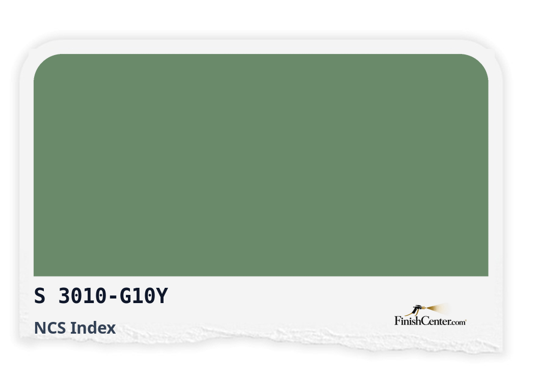 Зразок кольору NCS S 3010-G10Y — Finish Center
