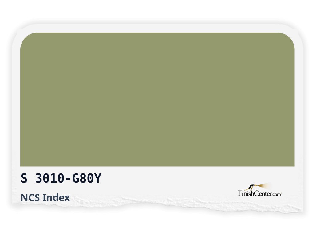 Зразок кольору NCS S 3010-G80Y — Finish Center