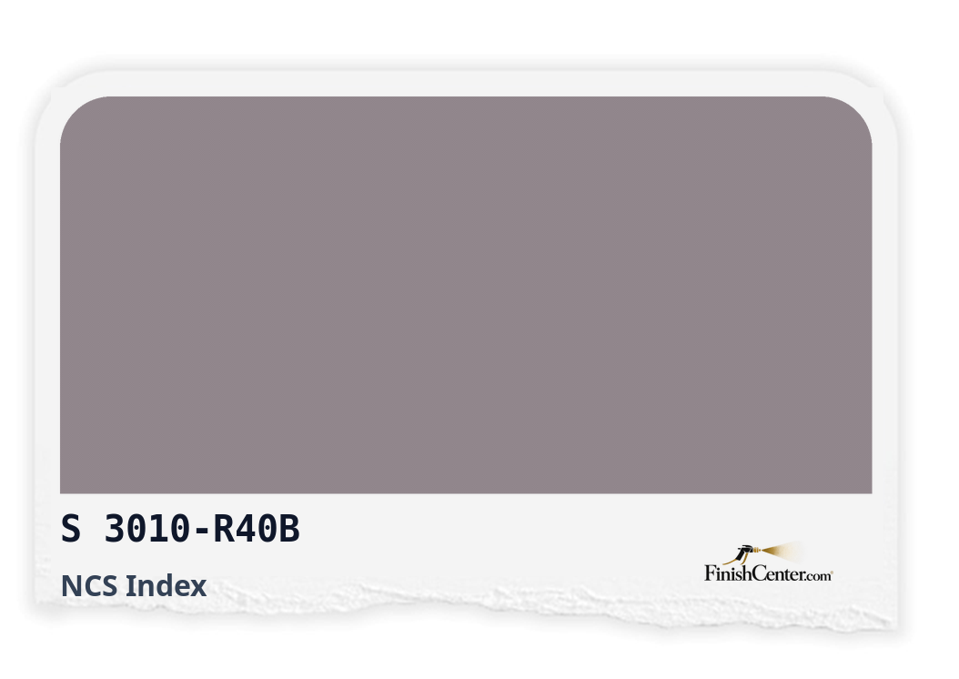 Зразок кольору NCS S 3010-R40B — Finish Center