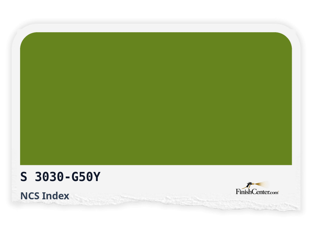 Зразок кольору NCS S 3030-G50Y — Finish Center