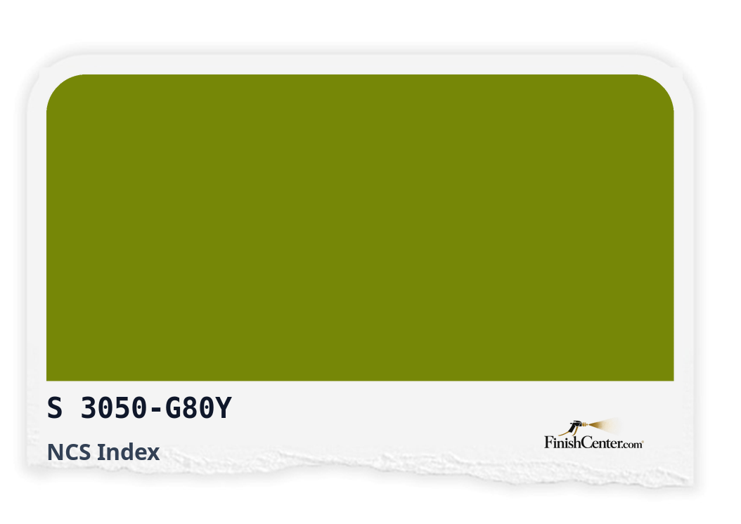 Зразок кольору NCS S 3050-G80Y — Finish Center