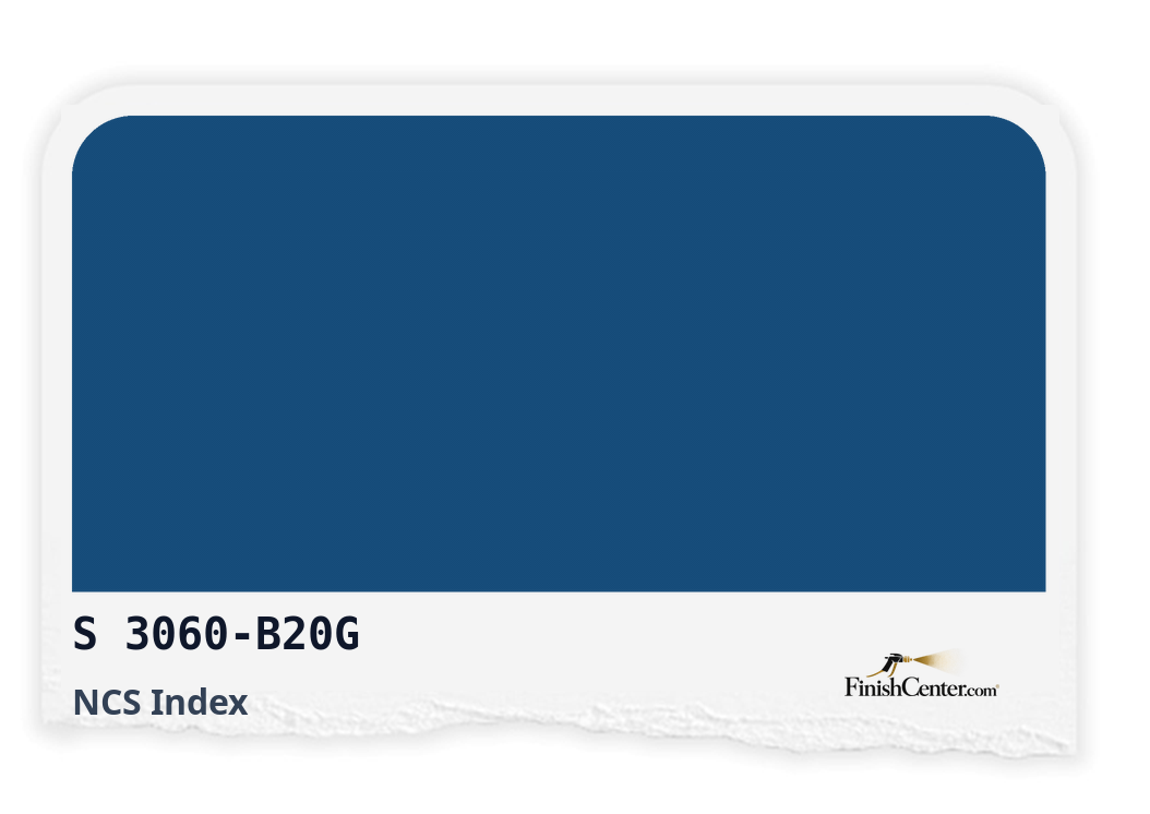 Зразок кольору NCS S 3060-B20G — Finish Center