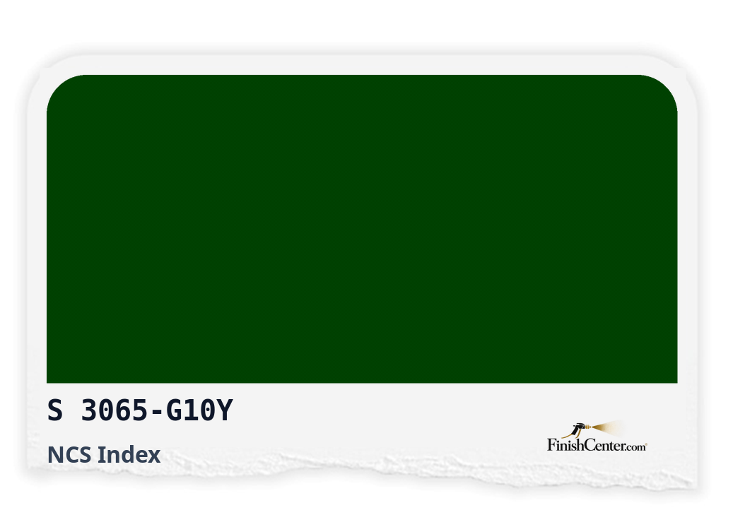 Зразок кольору NCS S 3065-G10Y — Finish Center