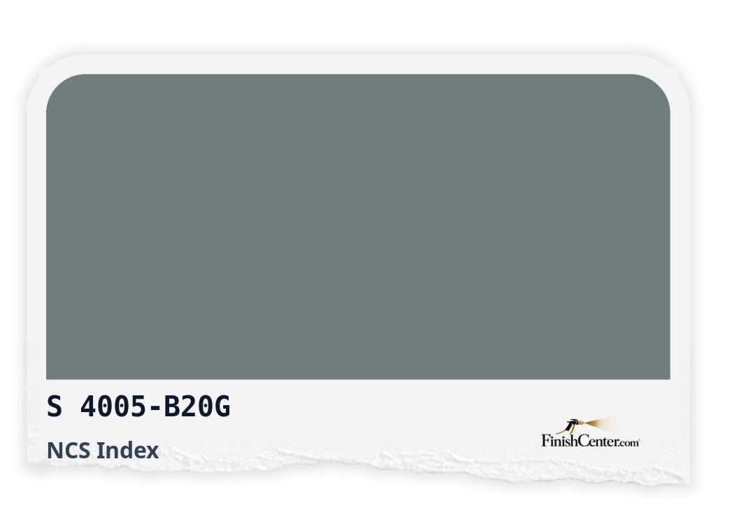 Зразок кольору NCS S 4005-B20G — Finish Center