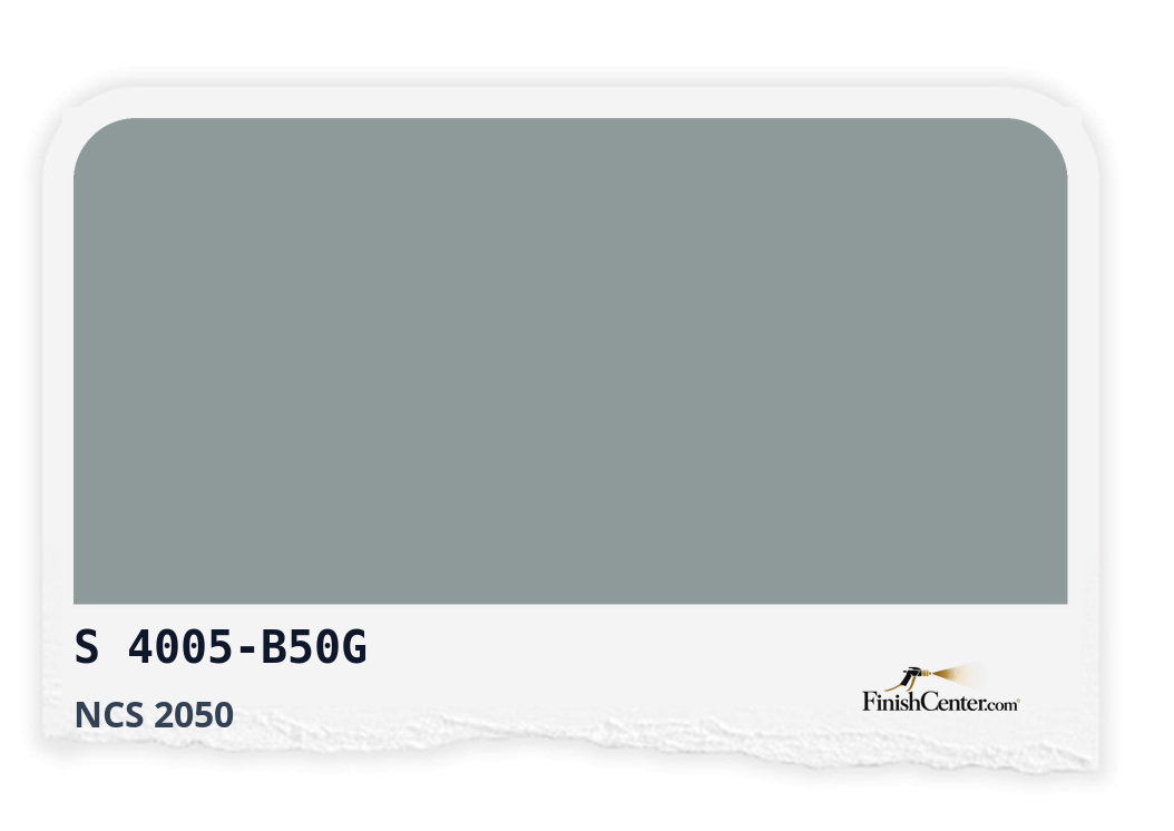 Зразок кольору NCS S 4005-B50G — Finish Center