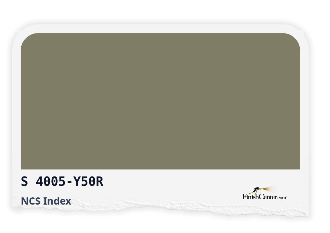 Зразок кольору NCS S 4005-Y50R — Finish Center