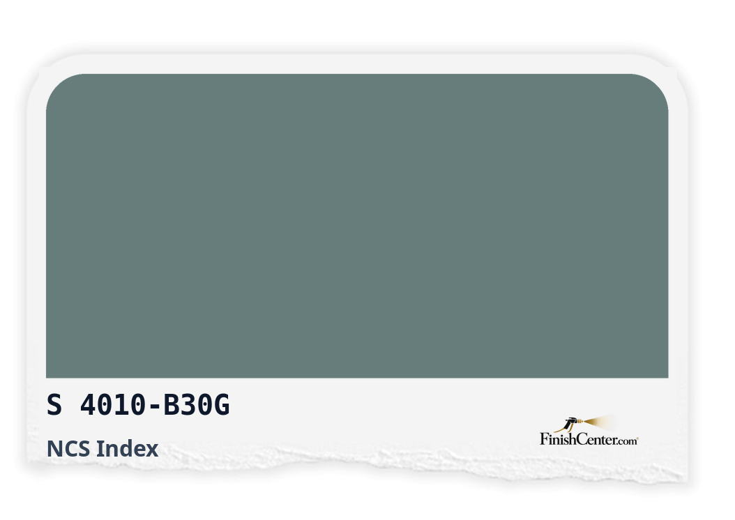 Зразок кольору NCS S 4010-B30G — Finish Center