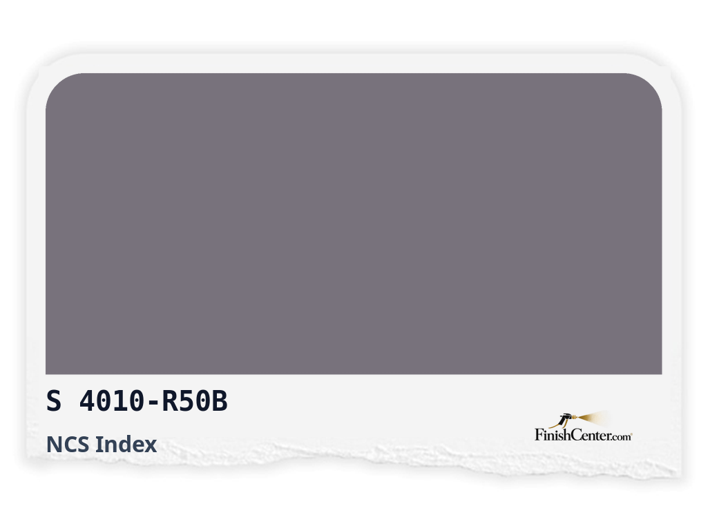 Зразок кольору NCS S 4010-R50B — Finish Center