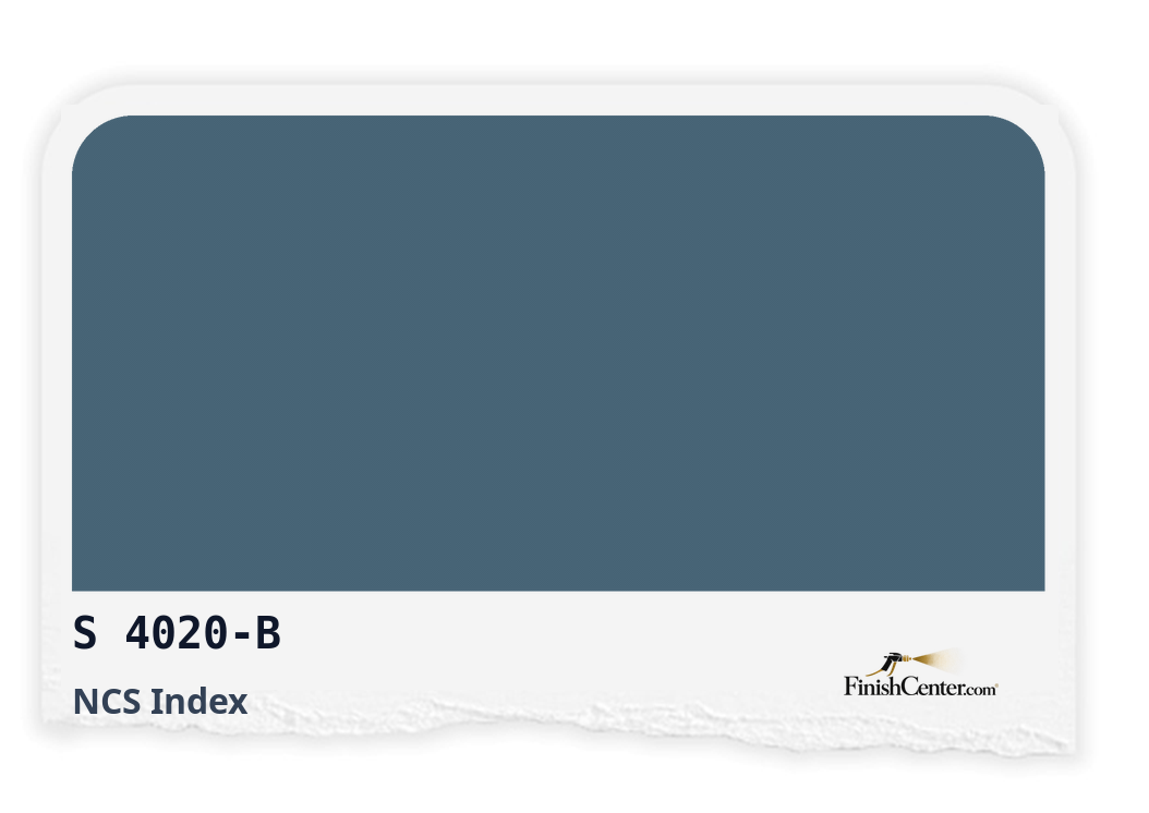 Зразок кольору NCS S 4020-B — Finish Center