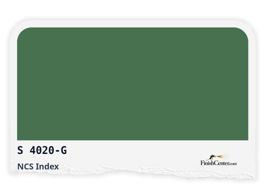 Зразок кольору NCS S 4020-G — Finish Center