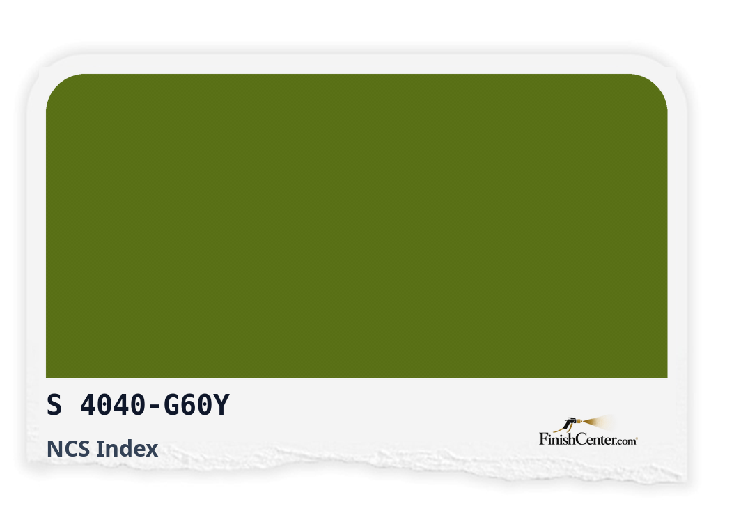 Зразок кольору NCS S 4040-G60Y — Finish Center