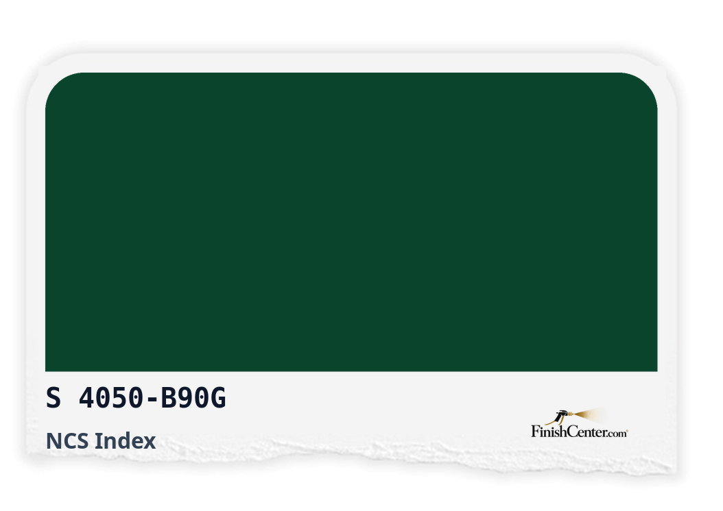 Зразок кольору NCS S 4050-B90G — Finish Center