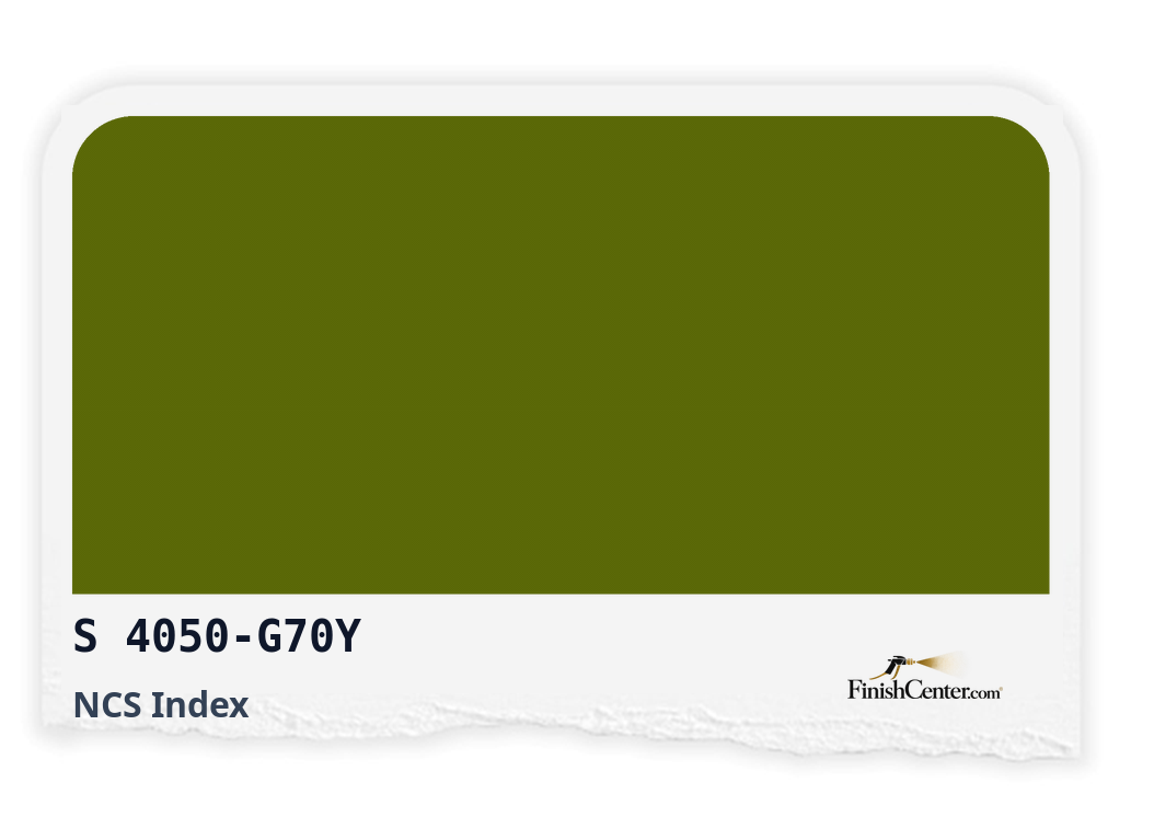 Зразок кольору NCS S 4050-G70Y — Finish Center
