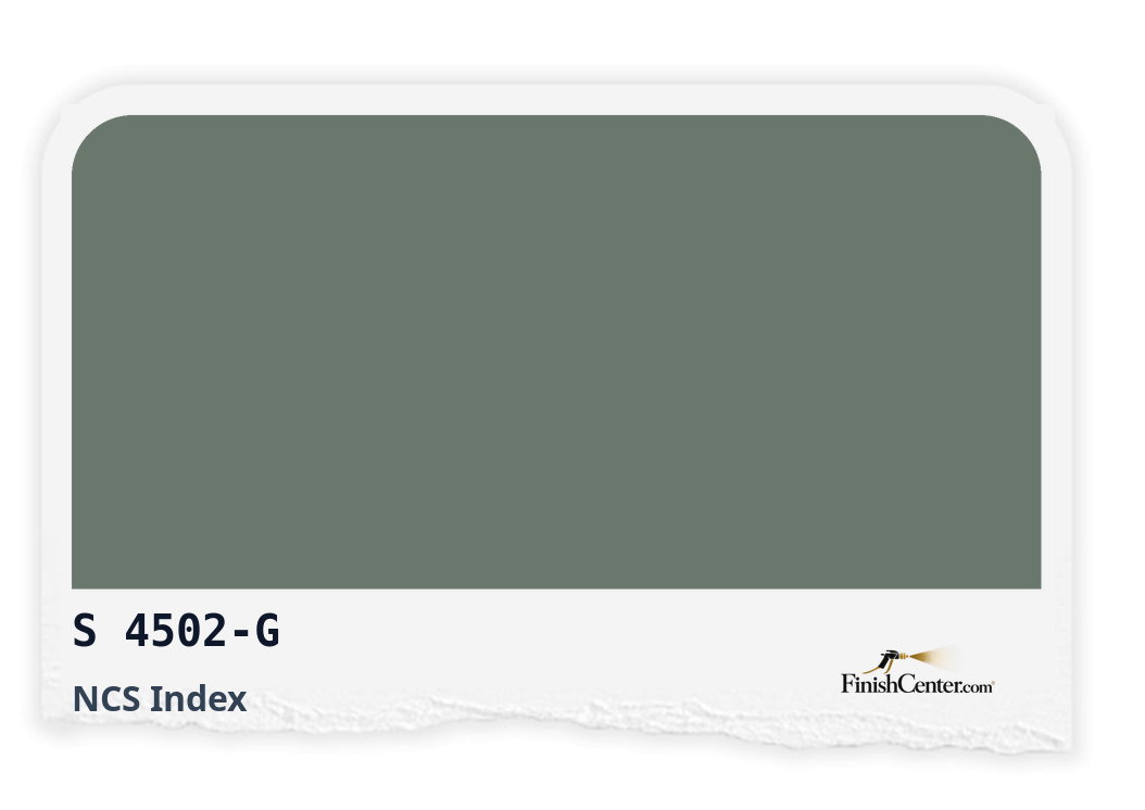 Зразок кольору NCS S 4502-G — Finish Center