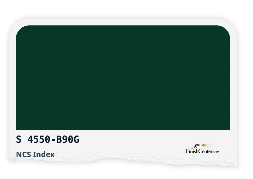 Зразок кольору NCS S 4550-B90G — Finish Center