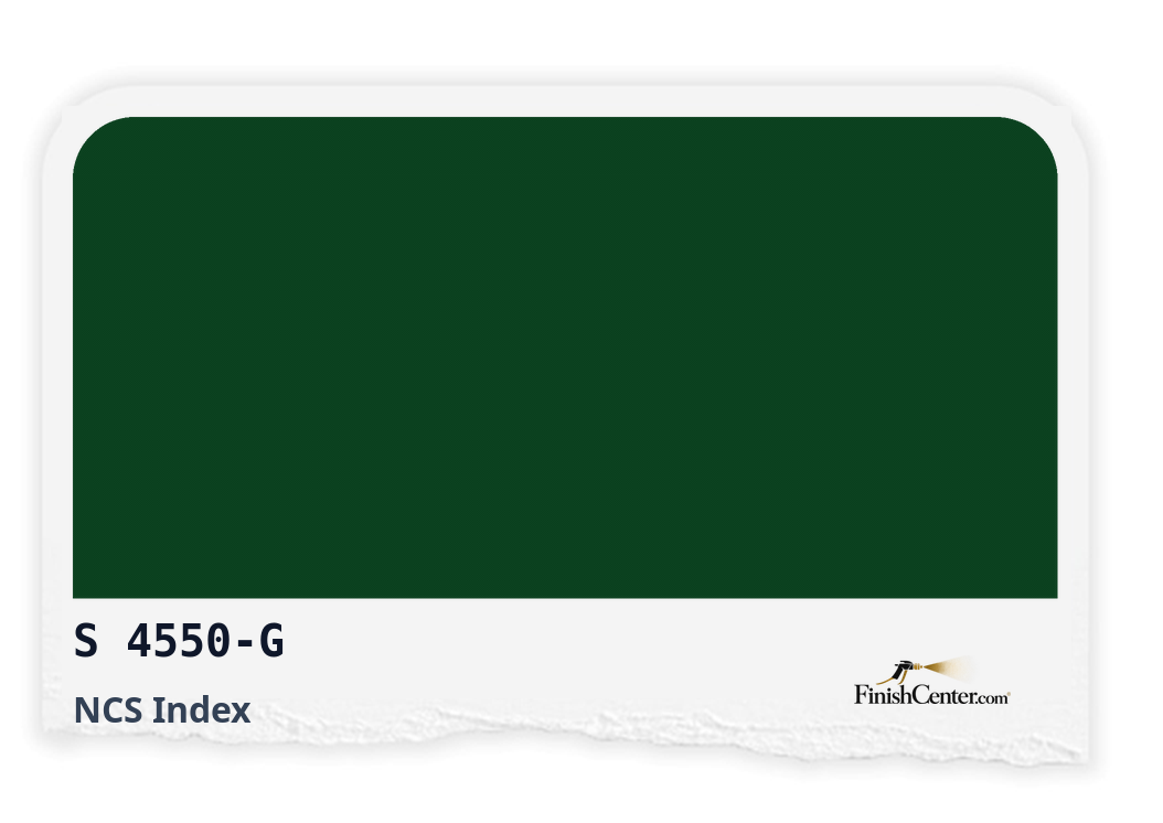 Зразок кольору NCS S 4550-G — Finish Center