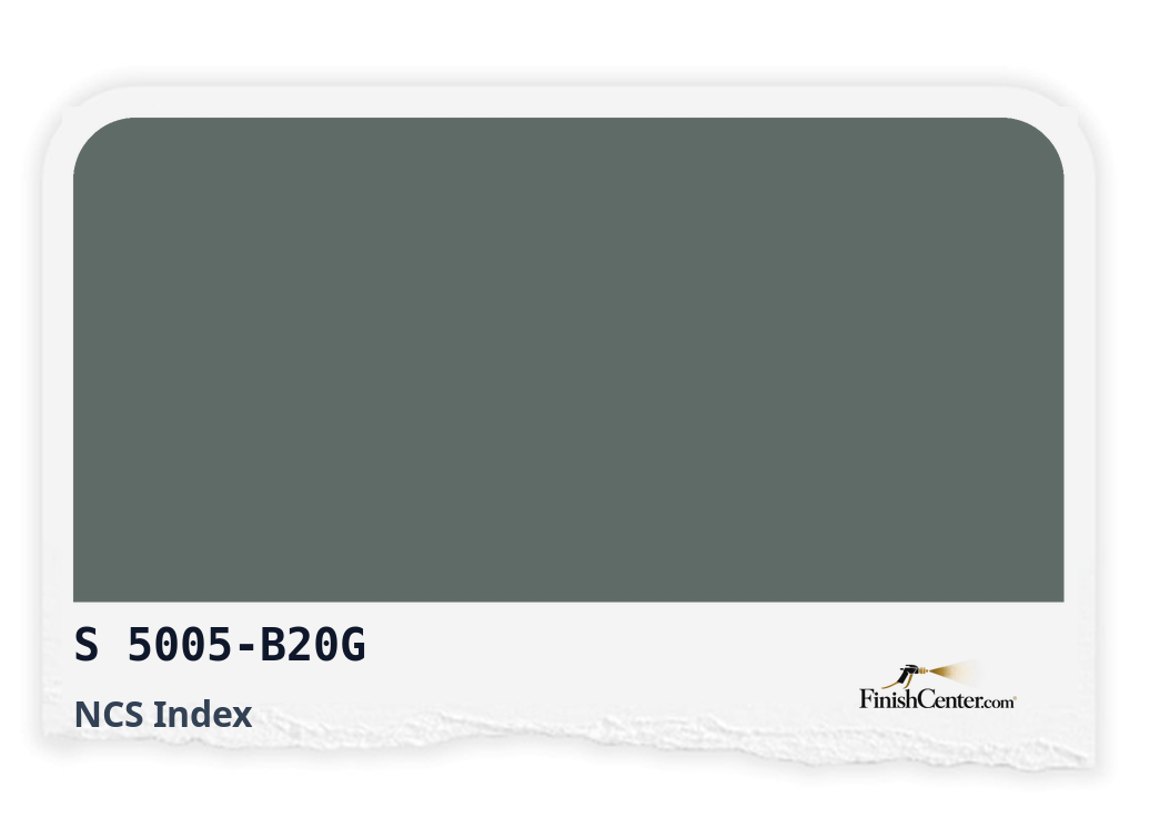 Зразок кольору NCS S 5005-B20G — Finish Center