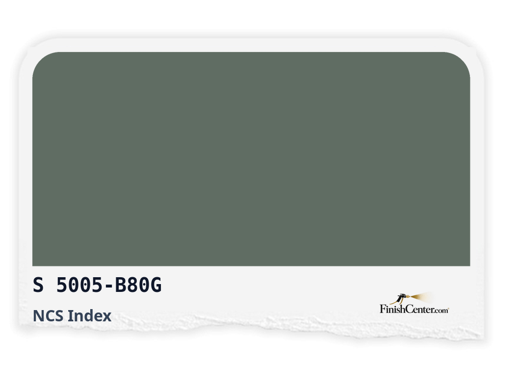 Зразок кольору NCS S 5005-B80G — Finish Center