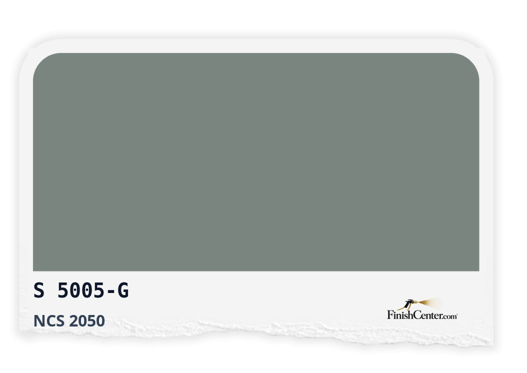 Зразок кольору NCS S 5005-G — Finish Center