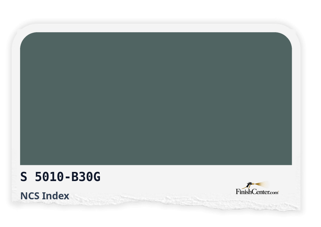 Зразок кольору NCS S 5010-B30G — Finish Center