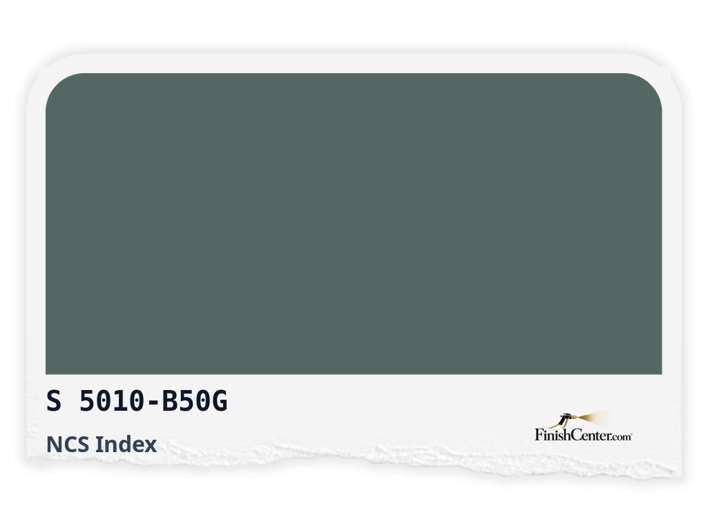 Зразок кольору NCS S 5010-B50G — Finish Center