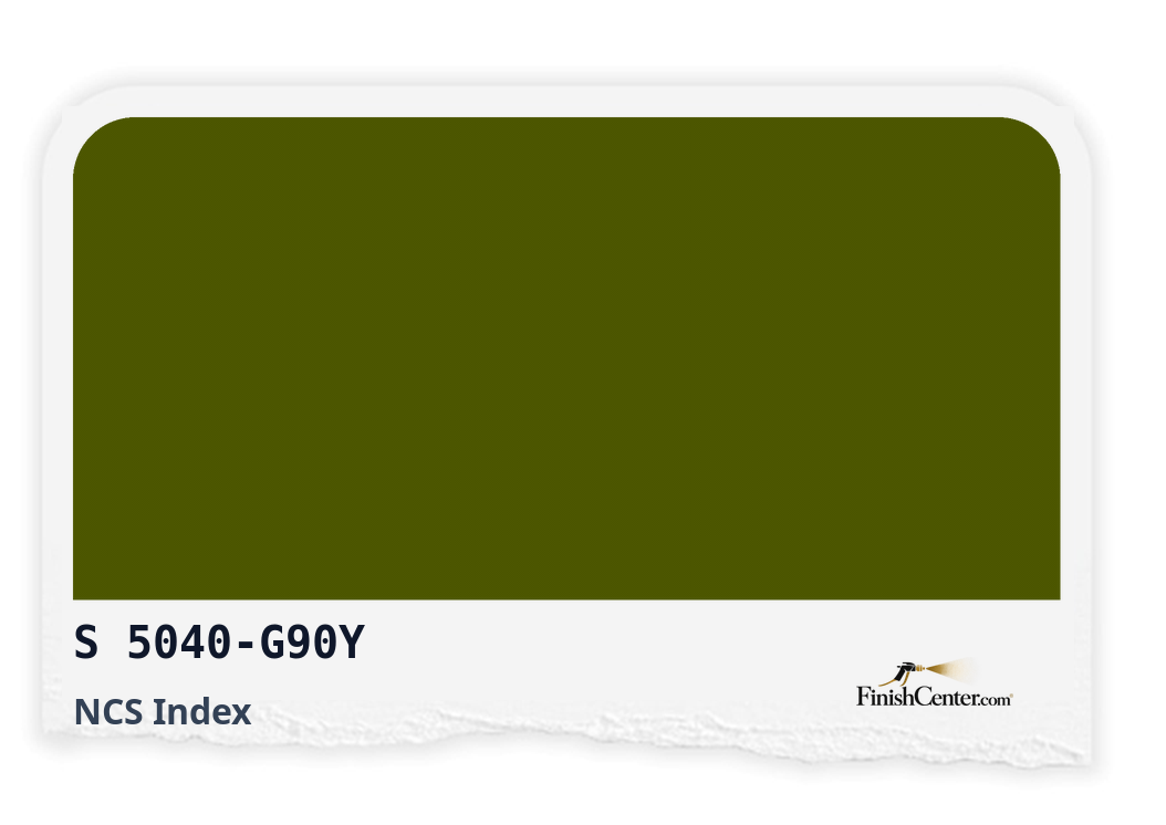 Зразок кольору NCS S 5040-G90Y — Finish Center