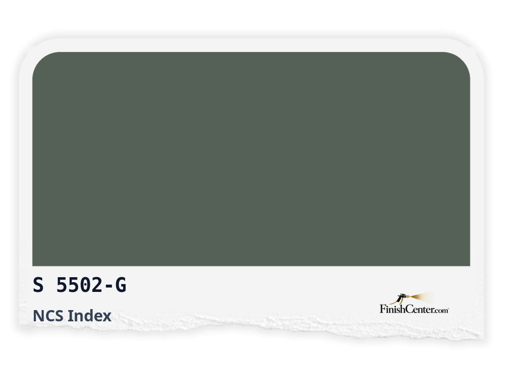 Зразок кольору NCS S 5502-G — Finish Center
