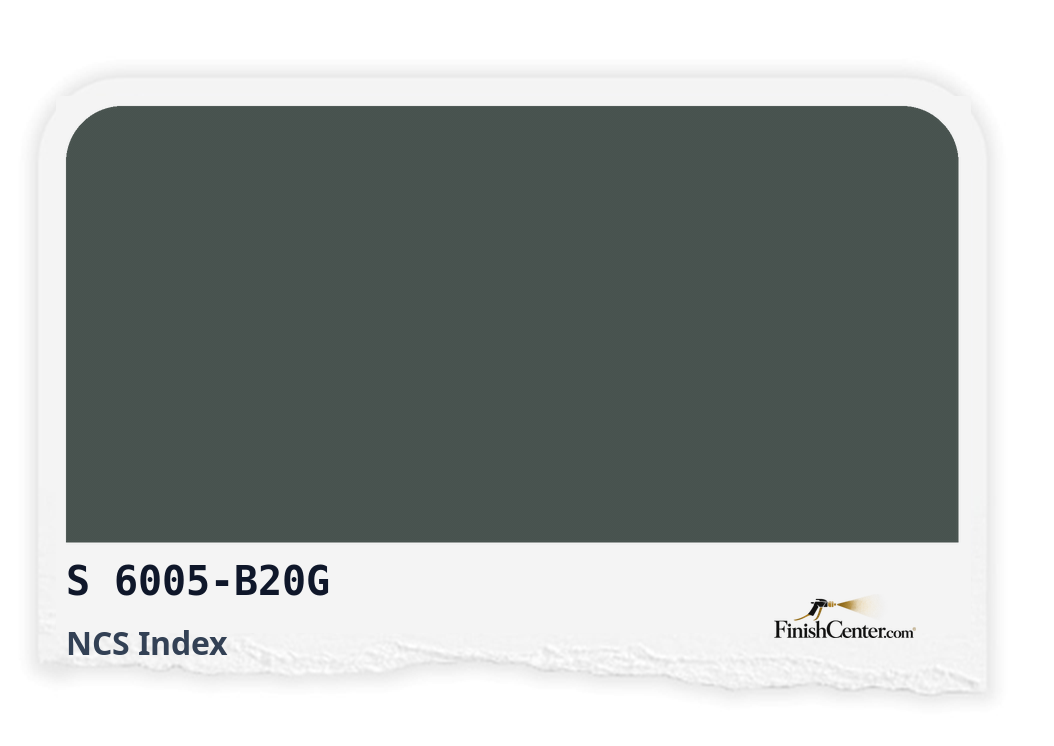 Зразок кольору NCS S 6005-B20G — Finish Center