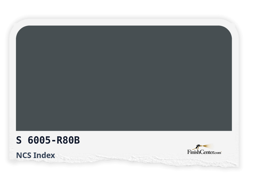 Зразок кольору NCS S 6005-R80B — Finish Center