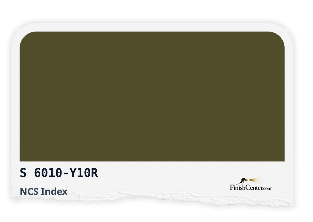 Зразок кольору NCS S 6010-Y10R — Finish Center
