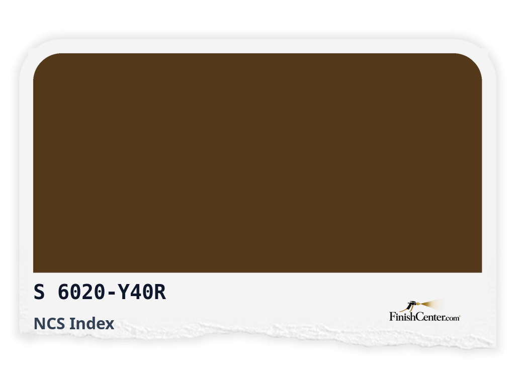 Зразок кольору NCS S 6020-Y40R — Finish Center