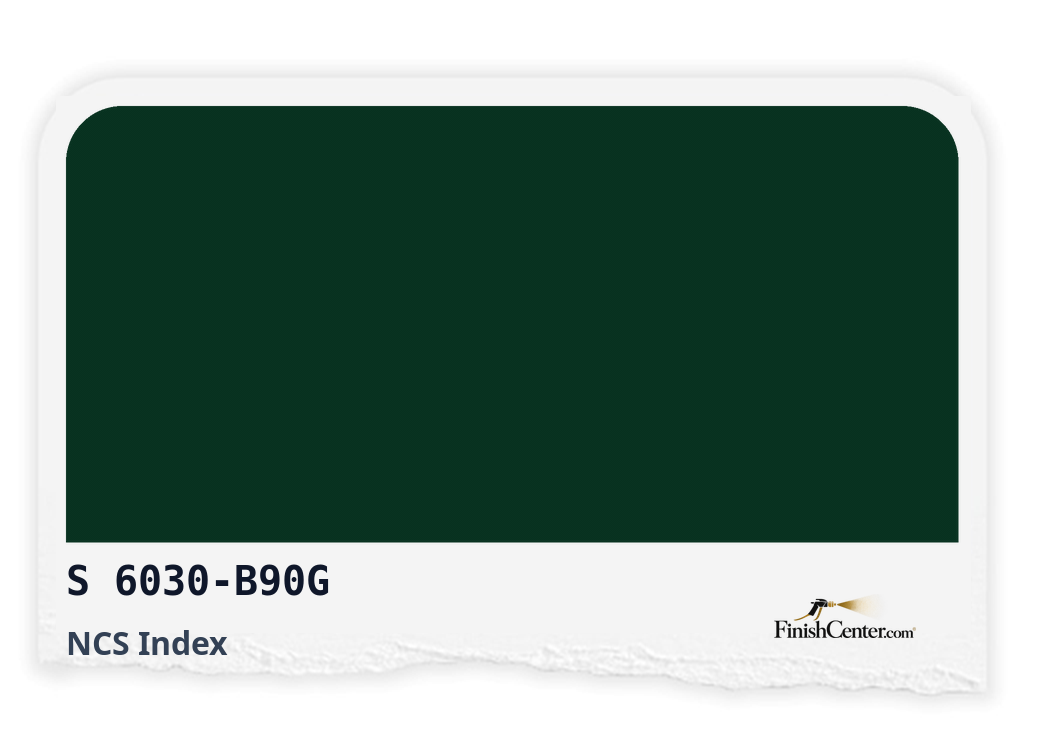 Зразок кольору NCS S 6030-B90G — Finish Center