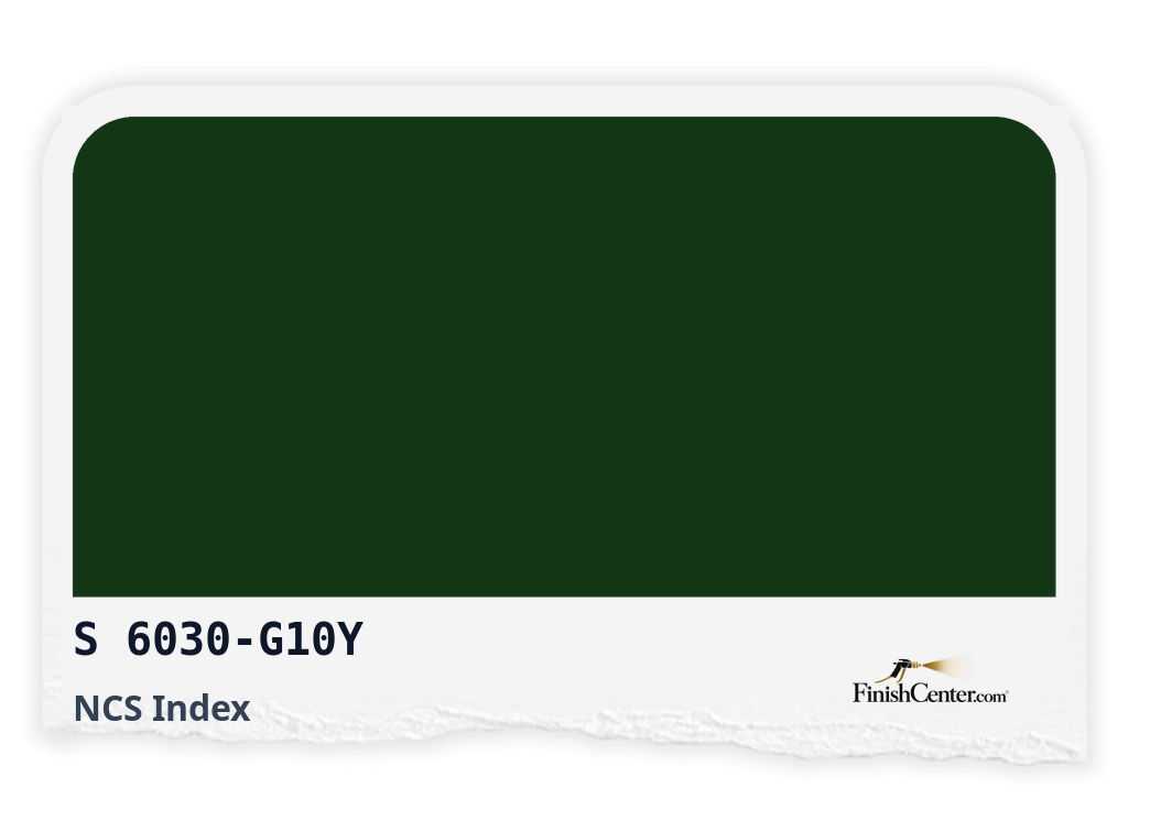 Зразок кольору NCS S 6030-G10Y — Finish Center
