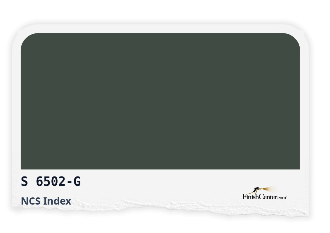 Зразок кольору NCS S 6502-G — Finish Center