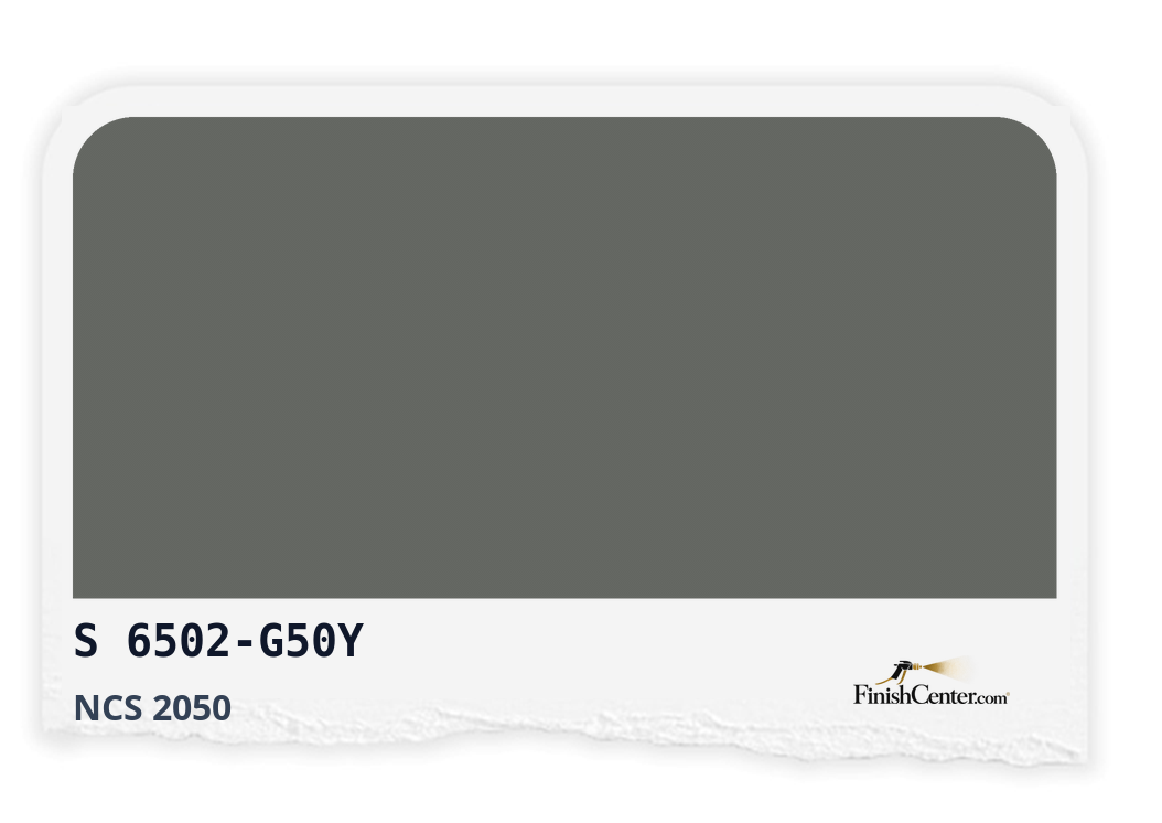 Зразок кольору NCS S 6502-G50Y — Finish Center