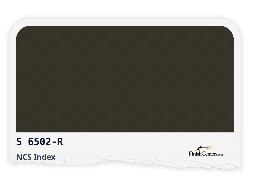 Зразок кольору NCS S 6502-R — Finish Center