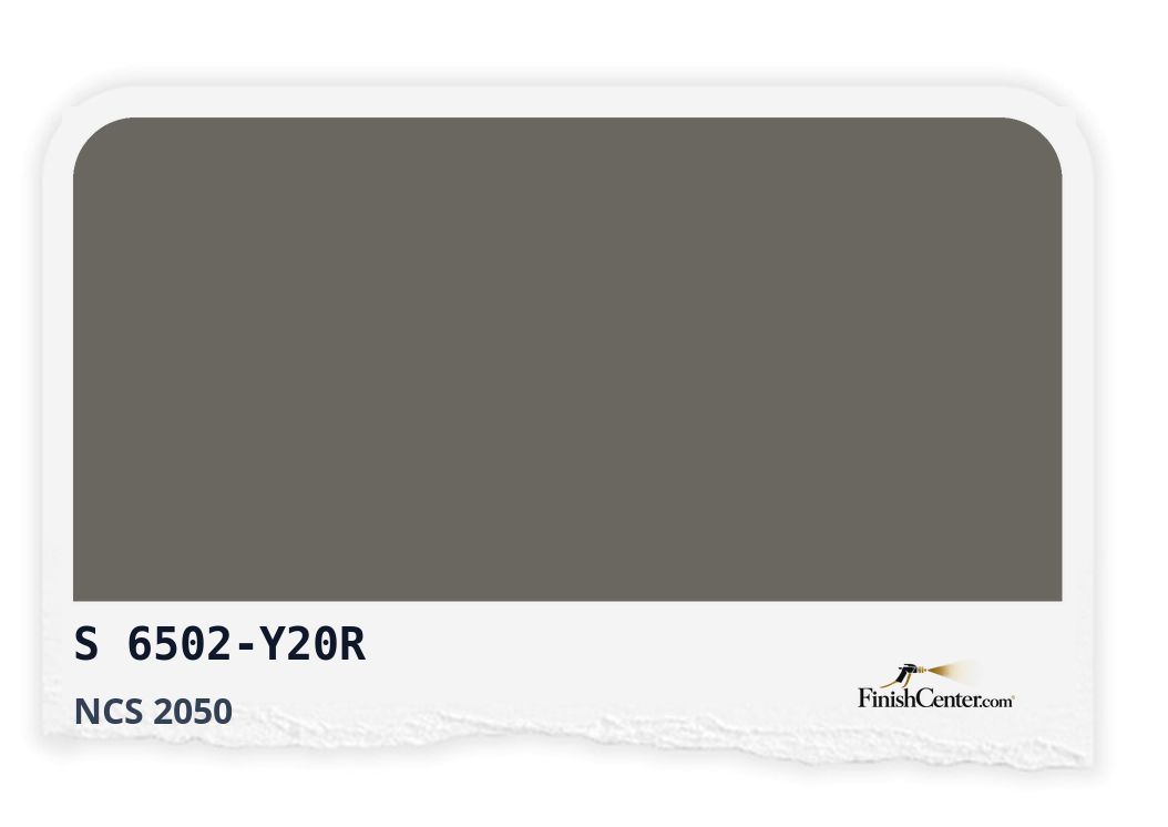 Зразок кольору NCS S 6502-Y20R — Finish Center
