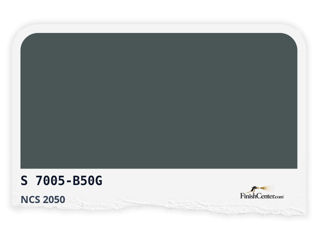 Зразок кольору NCS S 7005-B50G — Finish Center